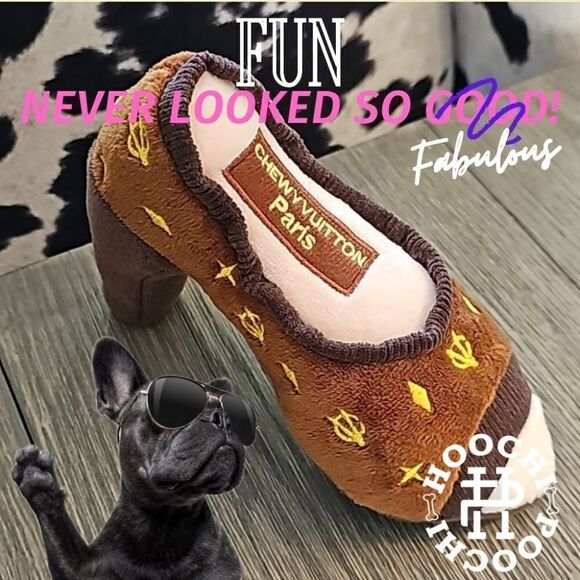 New Plush Dog Toy with Squeaker High Heel Stilleto NWT - Picture 2 of 5